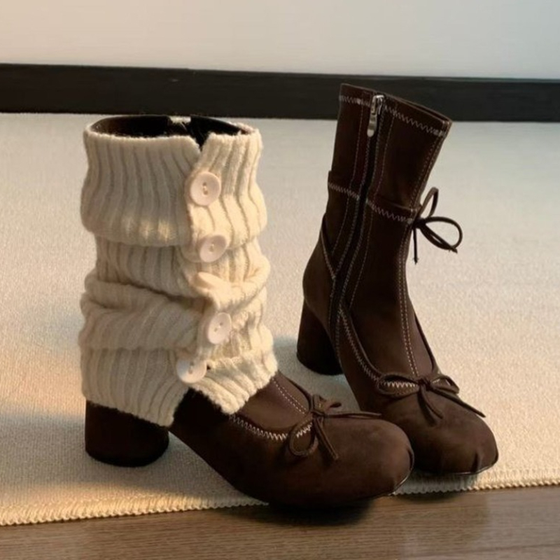 Winter Clothing Ladies - Fiyonklu Yüksek Topuklu Kadın Botları Yeni