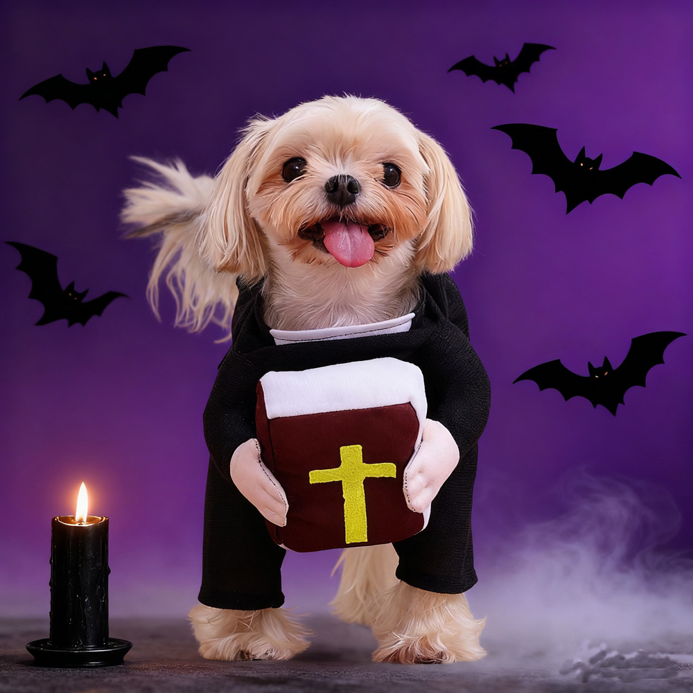 Winter Clothing Dress Up - Komik Cadılar Bayramı Evcil Köpek Cosplay