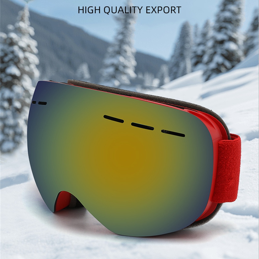 Snow Goggle Uv - Kayak Gözlüğü Çift Katmanlı Çerçeve UV400