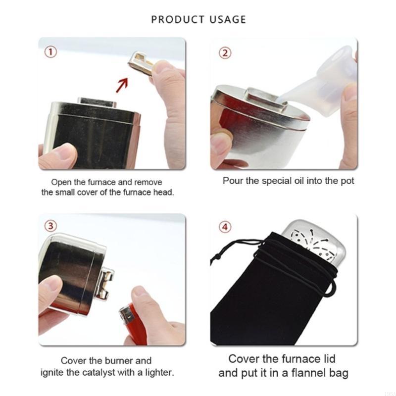 Hand Warmer Reusable - 2 adet Çinko Alaşım Cep Isıtıcı