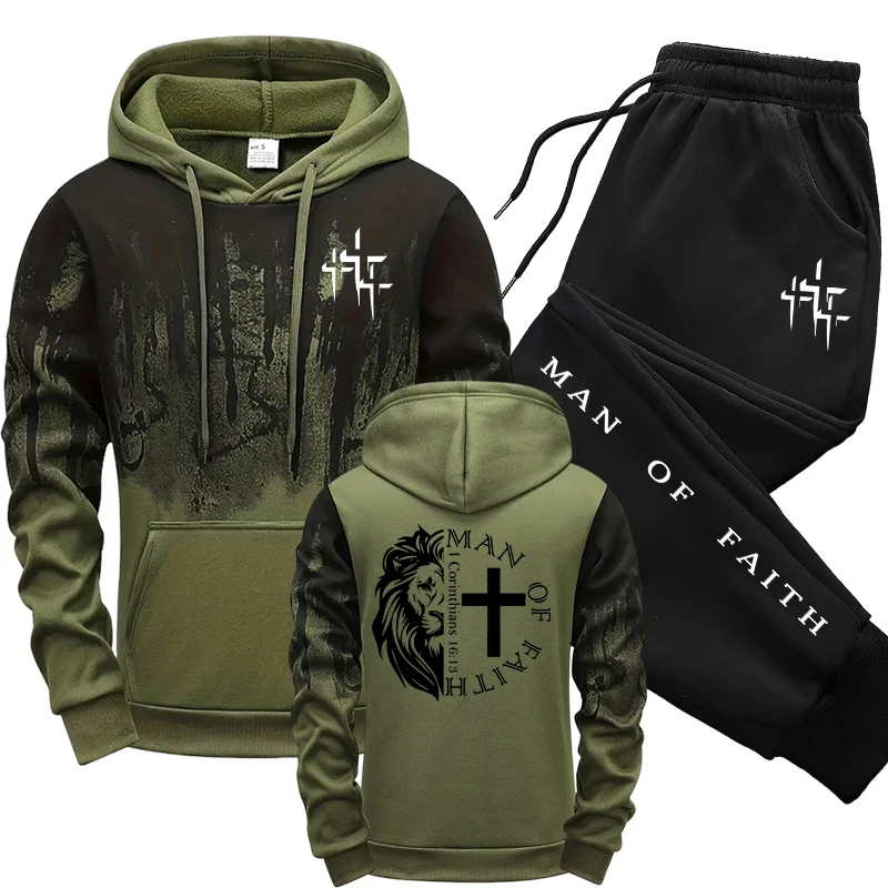 Winter Clothing Gear - Man of Faith Desenli Erkek Takımı