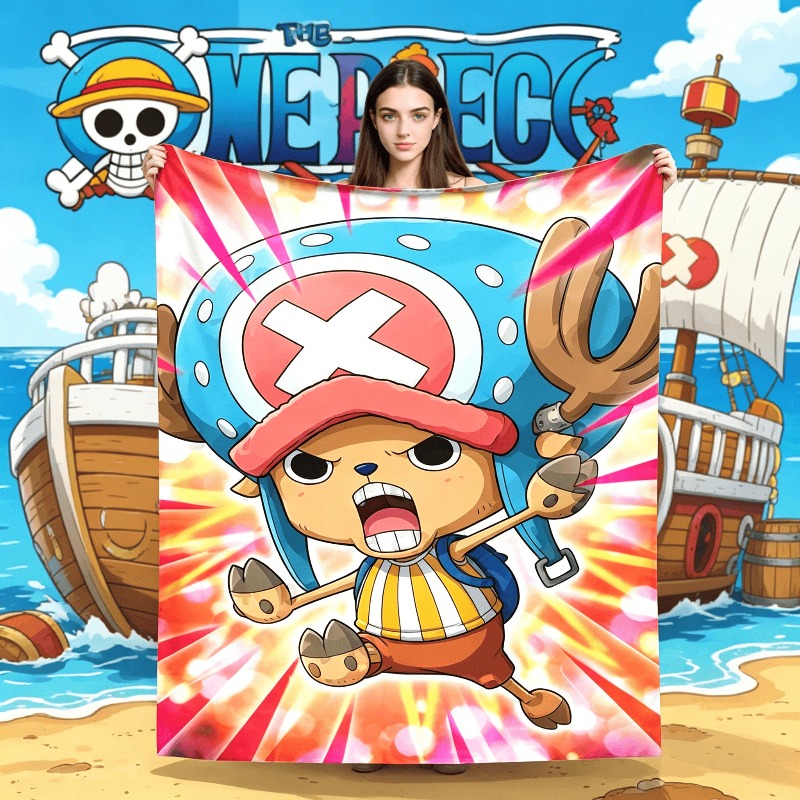 Winter Clothing Kids - Tony Chopper Flanel Battaniye Kış Anime