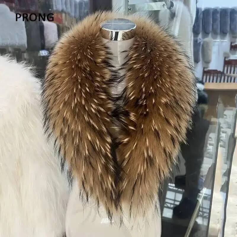 Doğal rakun kürk yaka gerçek k - Winter Clothing Gear incelemesi ve fiyatı