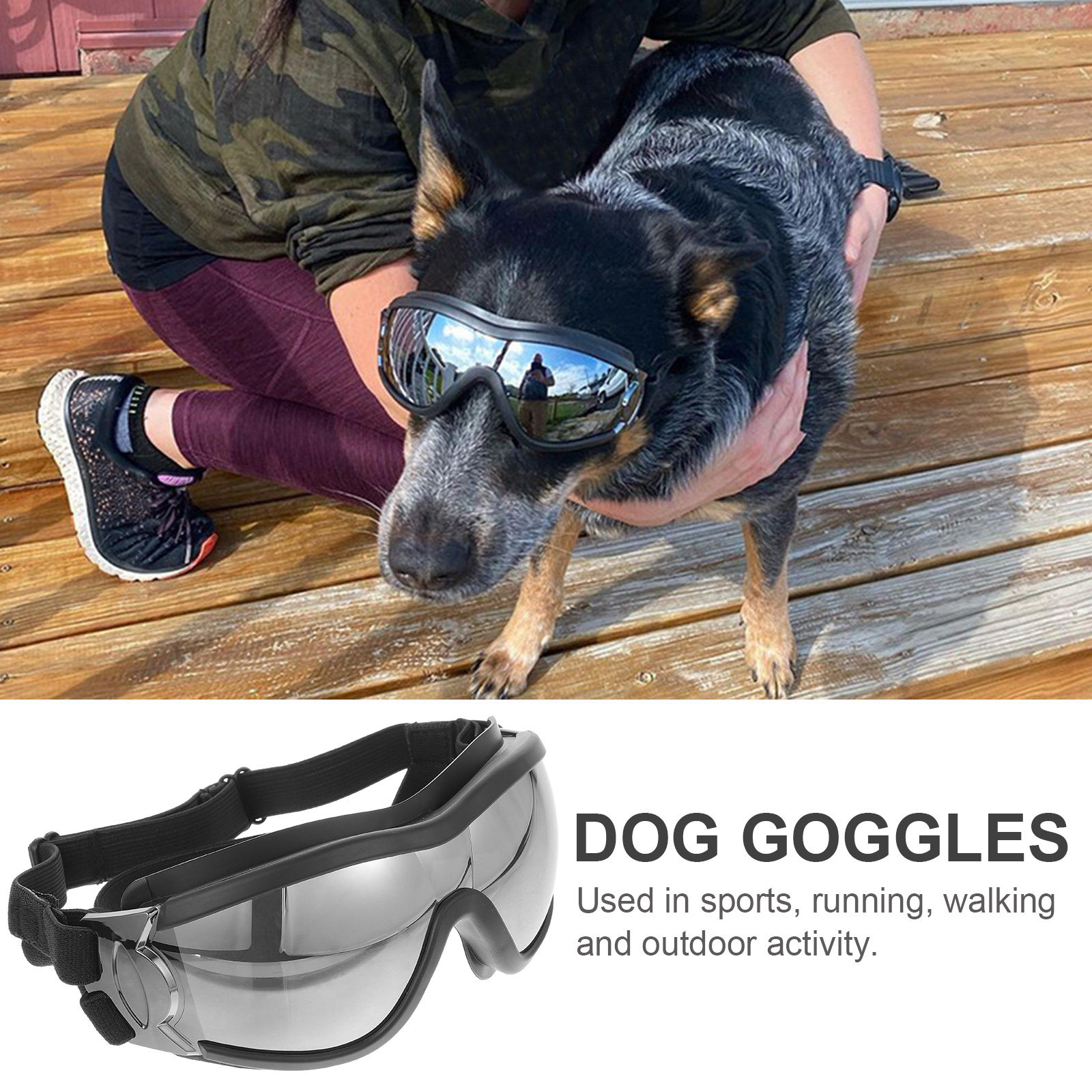 Siyah Rüzgar Geçirmez Köpek Ko - Snow Goggle Uv incelemesi ve fiyatı