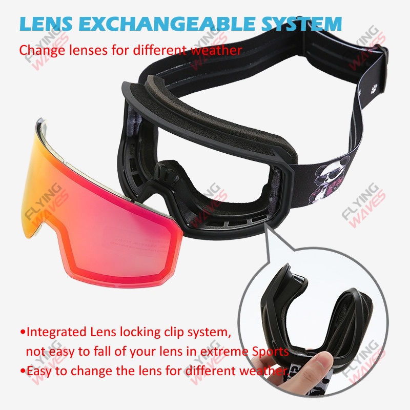 YENİ Çift Lensli Tam Kayak Göz - Snow Goggle Uv incelemesi ve fiyatı