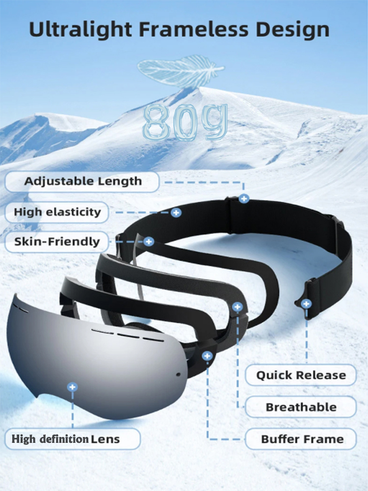 Kar gözlüğü Erkek Kadın Açık A - Snow Goggle Uv incelemesi ve fiyatı