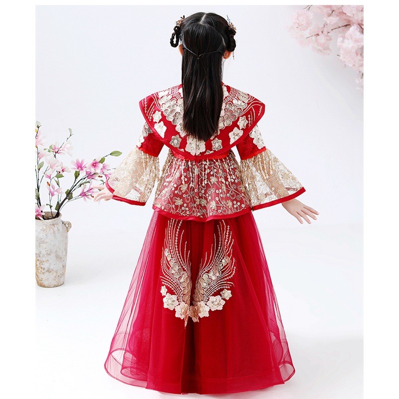 Kızlar Hanfu Cheongsam Kostüm  - Winter Clothing Kids incelemesi ve fiyatı