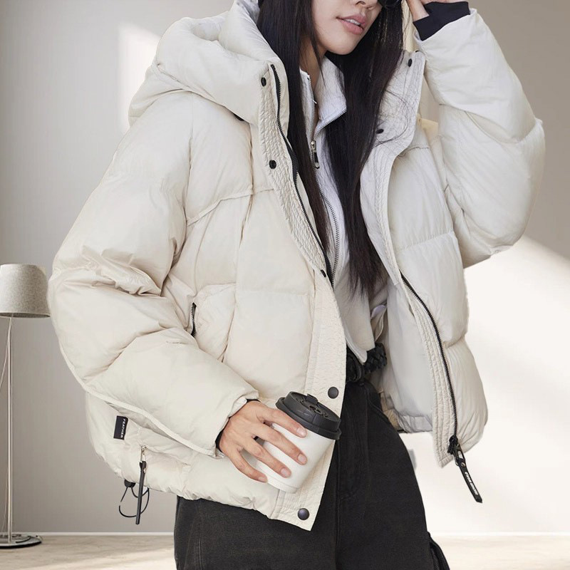 Kadın Kısa Beyaz Ördek Tüyü Ce - Puffer Jacket Women Down incelemesi ve fiyatı