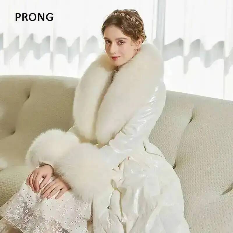 100% gerçek tilki kürk yaka kı - Winter Clothing Deals incelemesi ve fiyatı