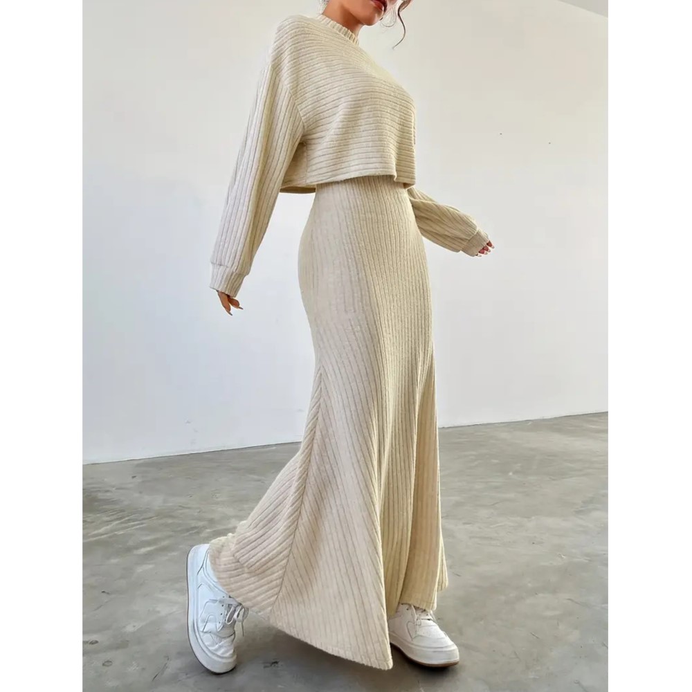 Sonbahar Uzun Kollu Üst + Uzun - Winter Clothing Ladies incelemesi ve fiyatı